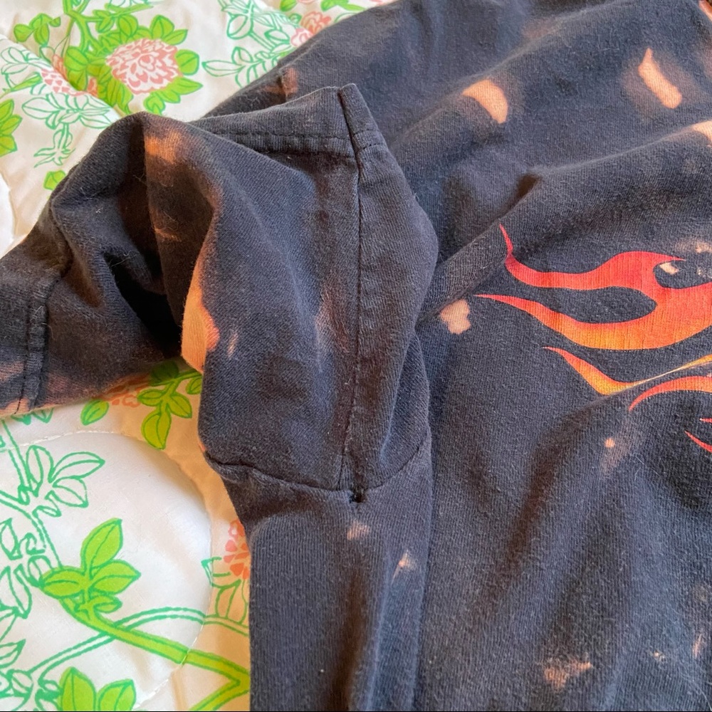 Vintage 90s Harley-Davidson Bleach Dyed Tee - Picture 8 of 9